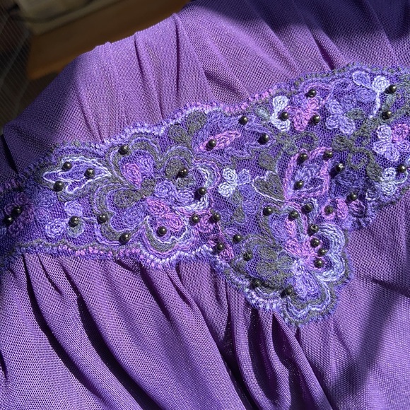 Free People Goddess Dress in Aubergine - Picture 4 of 8